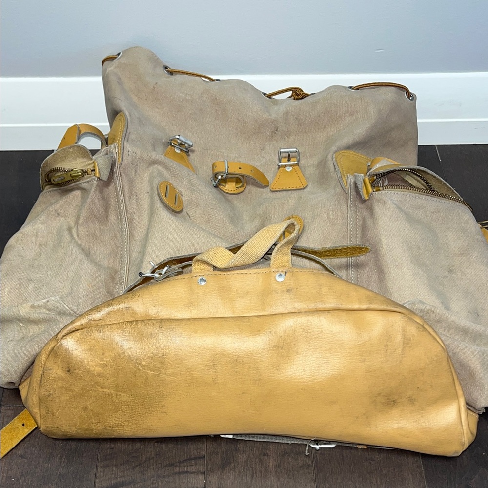 Lafuma Canvas and Leather Vintage Backpack - Picture 16 of 16